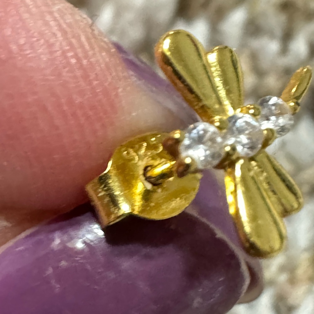 Dragonfly earrrings - Picture 4 of 4